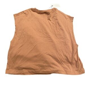 Dynamite Tan Loose Muscle Tee BNWT